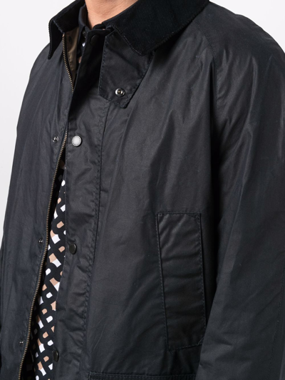 Barbour Press-stud Fastening Jacket In Blau