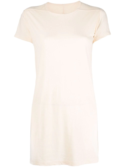 Shop Rick Owens Round Neck Short-sleeved T-shirt In Nude