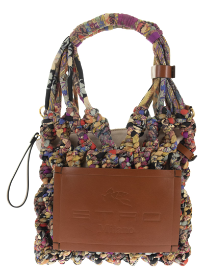 Shop Etro Multicoloured Shoulder Bag In Multicolor