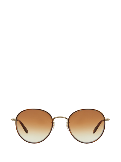 Shop Garrett Leight Paloma Sun Marigold-brushed Gold Sunglasses