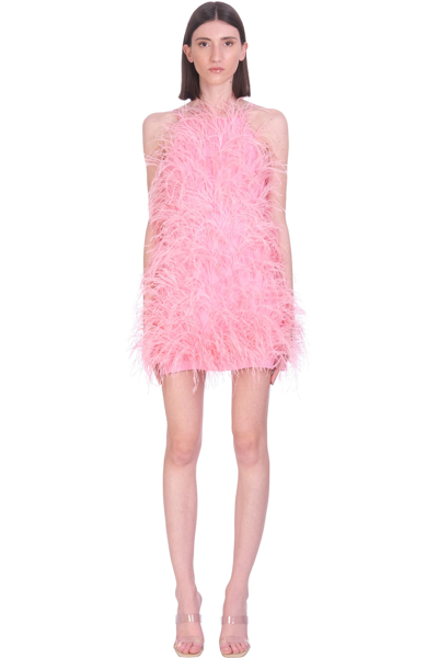 Shop Cult Gaia Shannon Dress In Rose-pink Viscose
