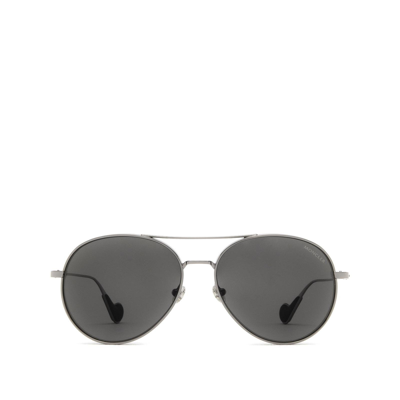 Moncler Ml0121 Smoke Unisex Sunglasses In Grey | ModeSens