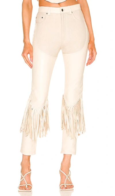 Shop Understated Leather X Revolve Cowboy Chaps Pants In Cream