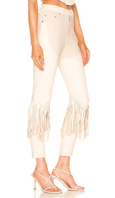 Shop Understated Leather X Revolve Cowboy Chaps Pants In Cream