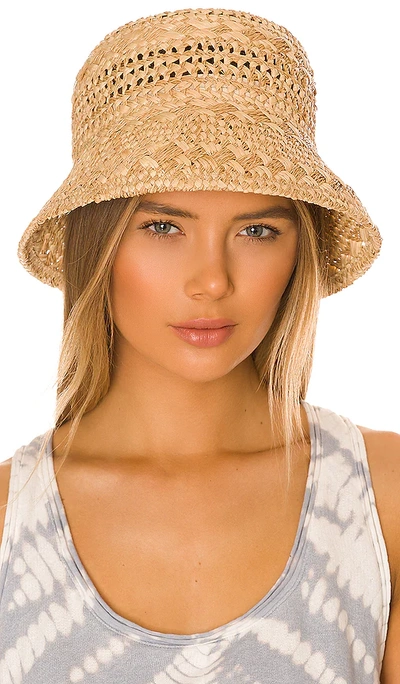 Lack Of Color Inca Special Sand Straw Bucket Hat In Neutral
