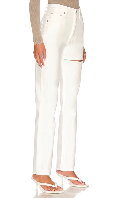 Shop Agolde Lana Straight In White