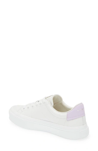 Shop Givenchy X Josh Smith City Sport Low Top Sneaker In White/ Lilac