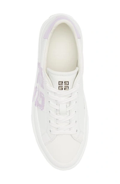 Shop Givenchy X Josh Smith City Sport Low Top Sneaker In White/ Lilac