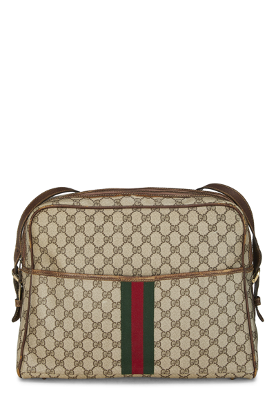 Pre owned Original Gg Supreme Canvas Web Reporter