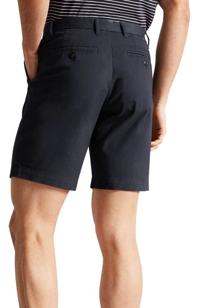 Shop Ted Baker Ashfrd Chino Shorts In Dark Navy