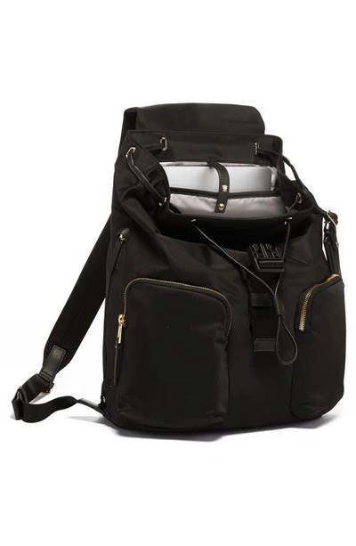 Shop Tumi Rivas Nylon Backpack In Black