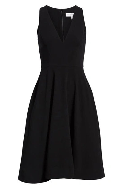 Shop Dress The Population Catalina Fit & Flare Cocktail Dress In Black