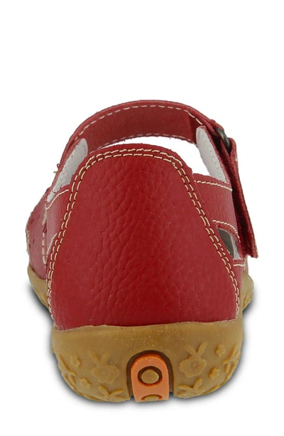 Shop Spring Step Streetwise Mary Jane Flat In Red Leather