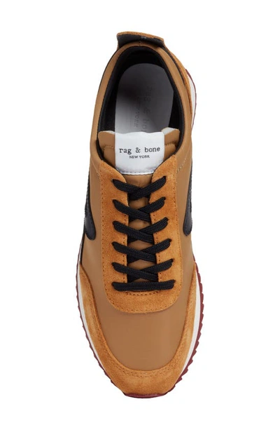 Shop Rag & Bone Retro Runner Sneaker In Mustard