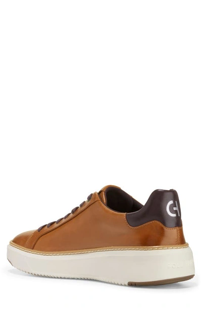 Cole Haan Grandpro Topspin Low Top Sneakers In British Tan