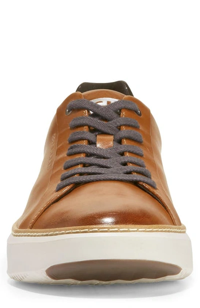Cole Haan Grandpro Topspin Low Top Sneakers In British Tan