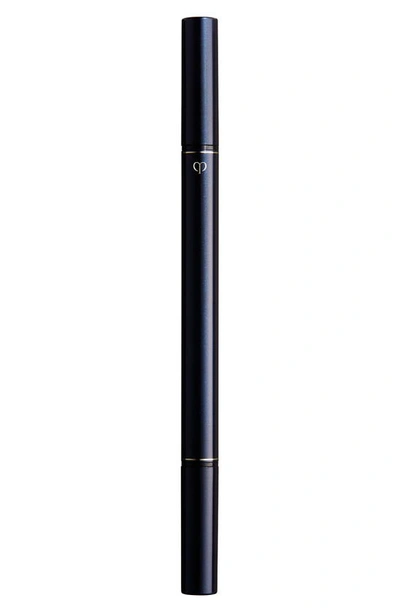 Shop Clé De Peau Beauté Intensifying Liquid Eyeliner In Black