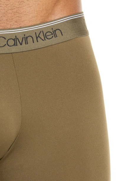 Shop Calvin Klein 3-pack Microfiber Boxer Briefs In Polaris Blue/ Multi
