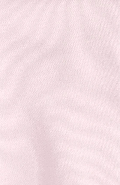 Shop Balmain Kids' Logo Stripe Trim Crop Hoodie In Pink