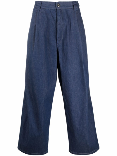 Shop Levi's Denim Family Wide-leg Jeans In Blue