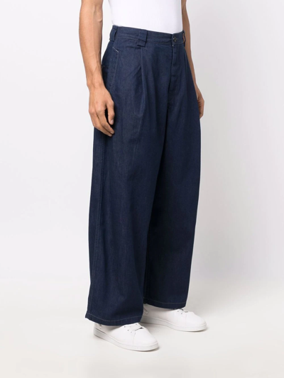 Shop Levi's Denim Family Wide-leg Jeans In Blue