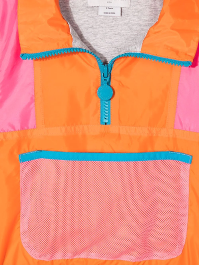 Shop Stella Mccartney Colour-block Sports Jacket In Pink
