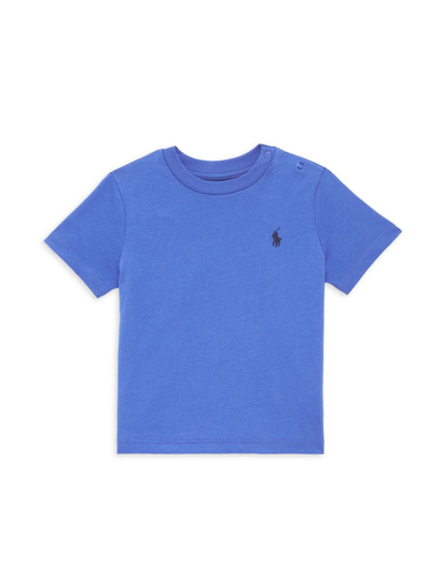 Shop Polo Ralph Lauren Baby Boy's Cotton Jersey T-shirt In Scotts Blue