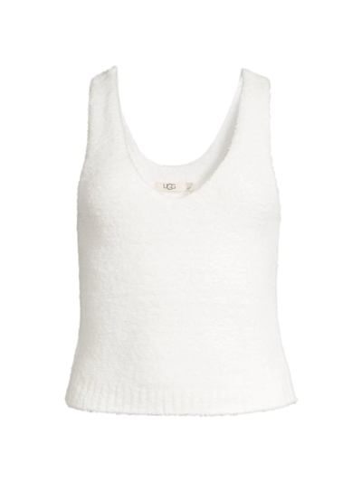 Shop Ugg Women's Dulcie Sweater Tank Top In Cream