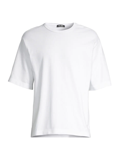 Shop Blk Dnm Men's Crewneck Jersey T-shirt In White