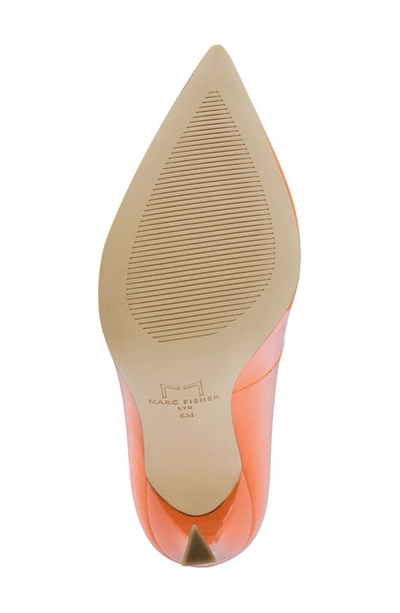 Marc Fisher Ltd Sassie Pointed Toe Pump In Orange 800