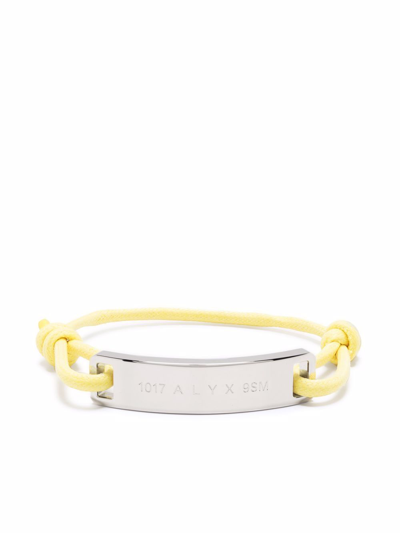 Shop Alyx Bracelet Yellow In Silver