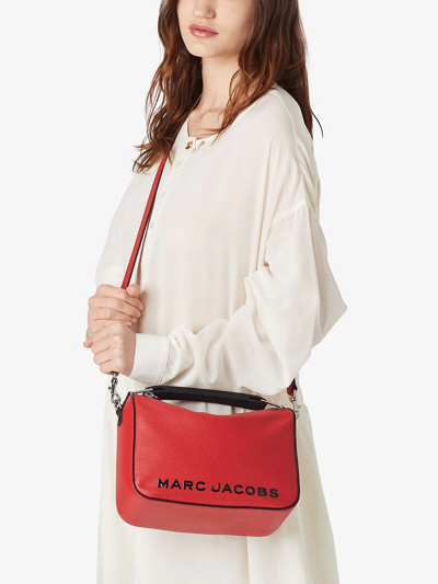 Shop Marc Jacobs The Soft Box 23 Crossbody Bag Red