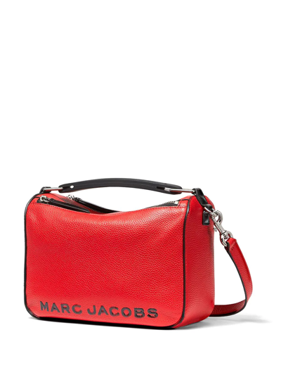 Shop Marc Jacobs The Soft Box 23 Crossbody Bag Red