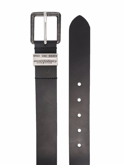 Diesel Only The Brave Belt In Schwarz | ModeSens