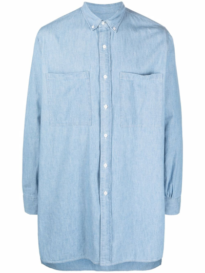 Shop Levi's Denim Family Button-collar Shirt In Blau