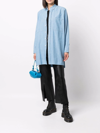 Shop Levi's Denim Family Button-collar Shirt In Blau