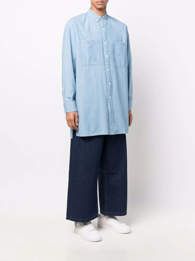 Shop Levi's Denim Family Button-collar Shirt In Blau