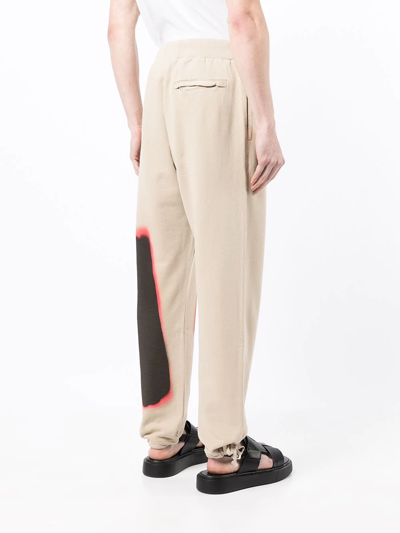 Shop Alyx Graphic-print Track Pants In Braun