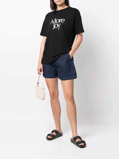 Shop Levi's Denim Family Wide-leg Shorts In Blau