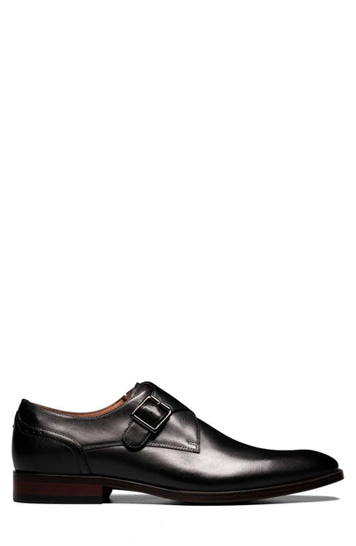 Shop Florsheim Sorrento Monk Strap Shoe In Black