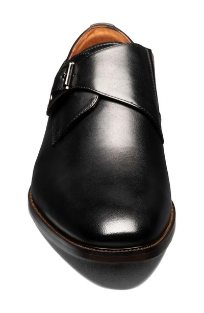 Shop Florsheim Sorrento Monk Strap Shoe In Black