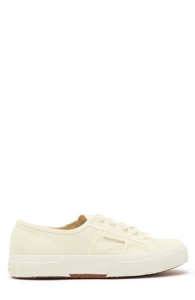 Shop Superga Organic Canvas Low Top Sneaker In Bianco