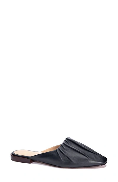 Shop 42 Gold Kaylee Leather Mule In Black Leather