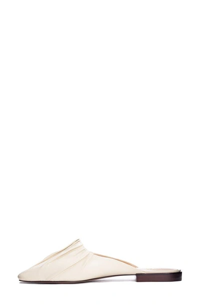 Shop 42 Gold Kaylee Leather Mule In Cream