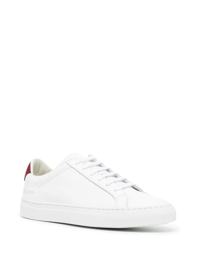 Shop Common Projects Achilles Lace-up Sneakers In Weiss