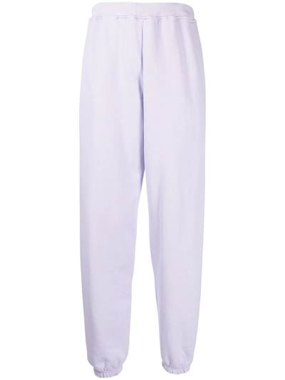 Shop Aries Temple Logo-print Track Pants In Violett