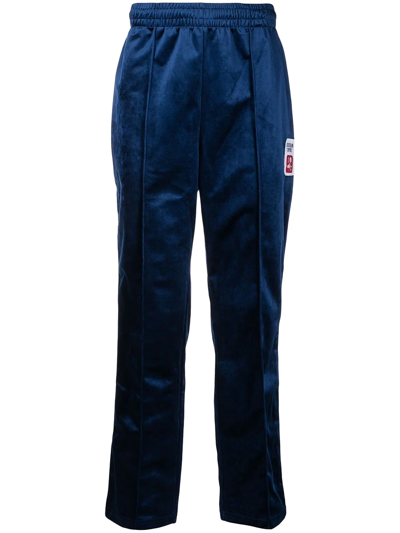 Shop Icecream Sports Logo-patch Track Pants In Blau