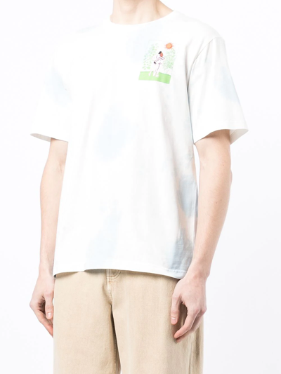Shop Carne Bollente Embroidered-motif T-shirt In Weiss