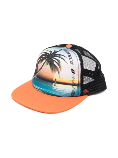 Shop Molo Photograph-print Baseball Cap In Orange