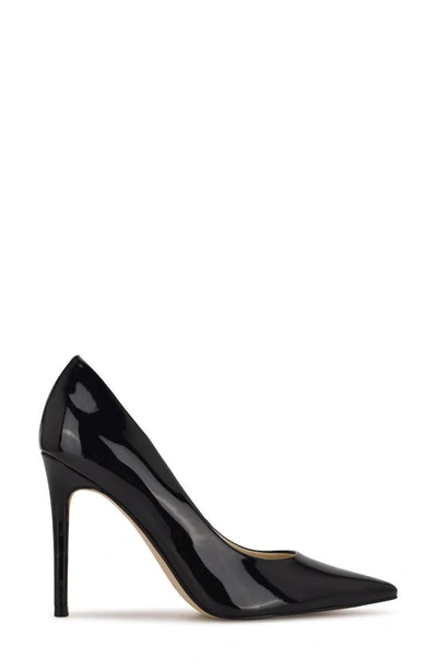 Shop Nine West Fresh Pointed Toe Pump In Black Patent